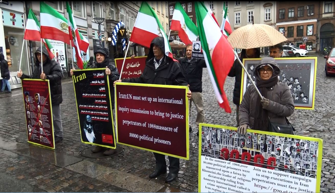 همبستگی با کارزارجهانی جنبش دادخواهی - قتل عام مجاهدین درتابستان ۶۷ کپنهاک - دانمارک